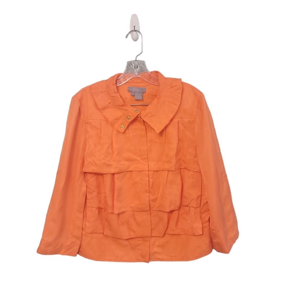 Eccoci Designer‎ Luxury Womens Business Casual Jacket Size 14